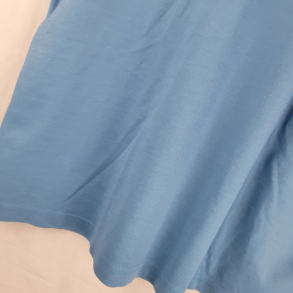 Travis Mathew Blue Stripe Golf Shirt - Picture 5 of 8